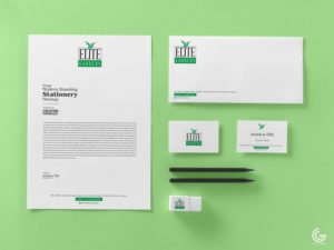 Free Branding Stationery MockUp PSD Template