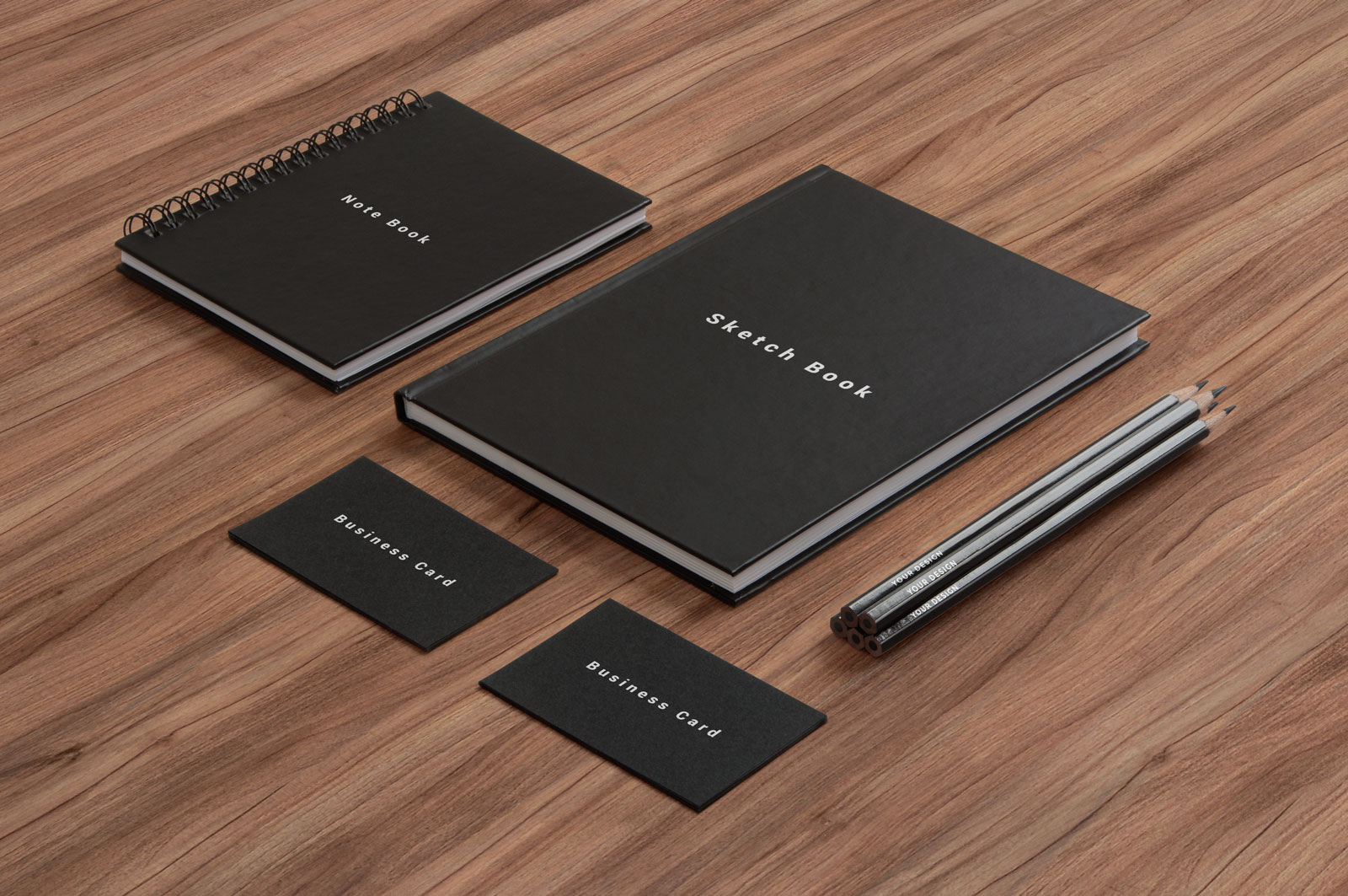 notepad stationery mockup PSD