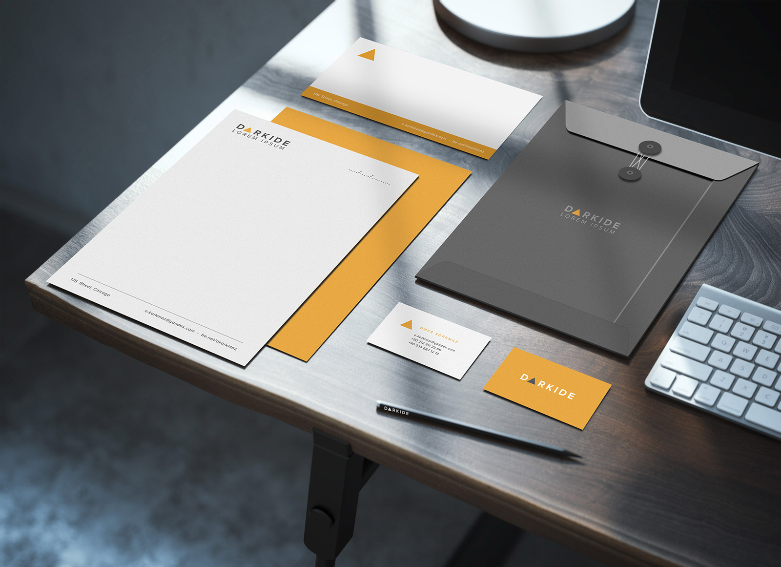 corporate identity stationery mockup