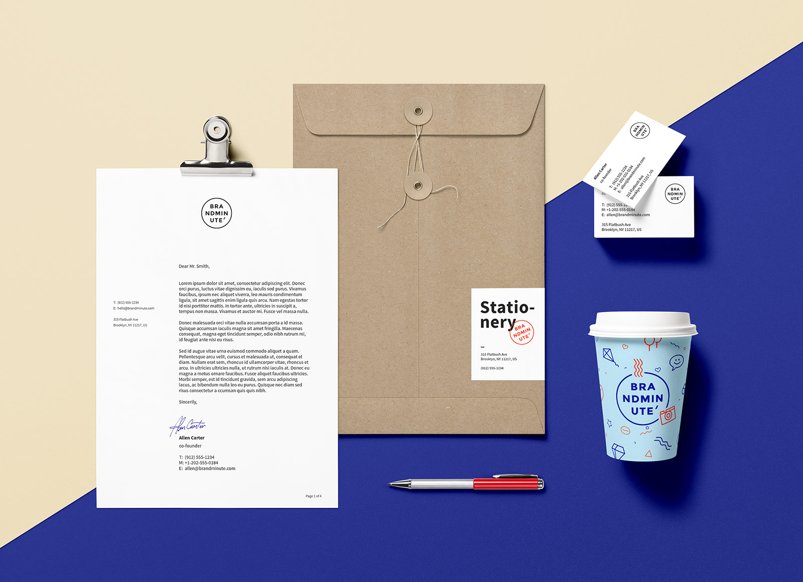 premium brand identity mockup