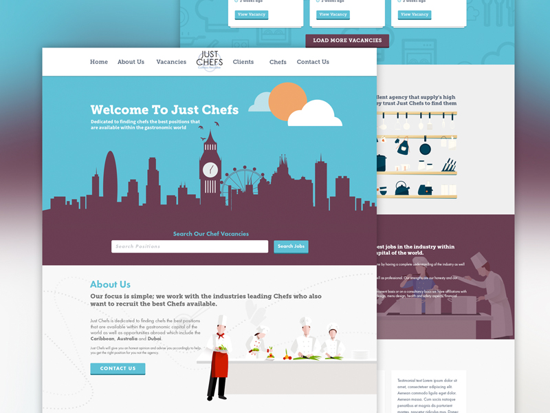 just chefs web design