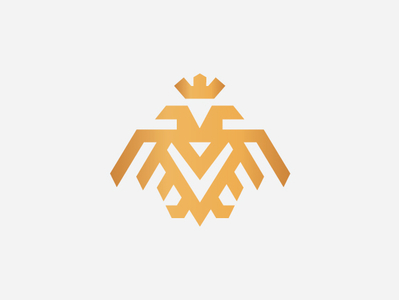 eagle double head luxury logo design
