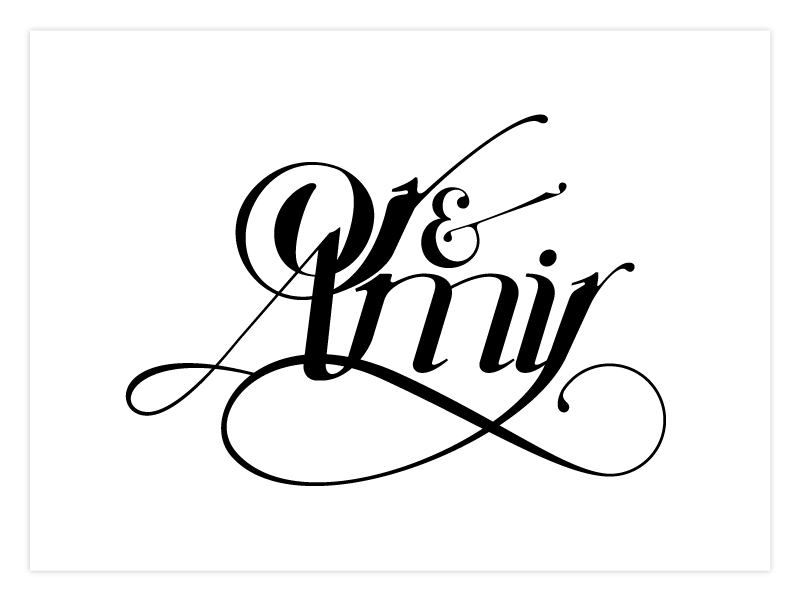 amir luxury logo design logotype
