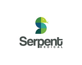 Serpent Medical logo design