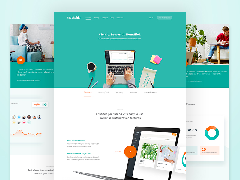 teachable web design 
