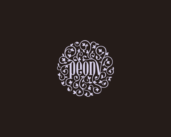 Peony Logo Design