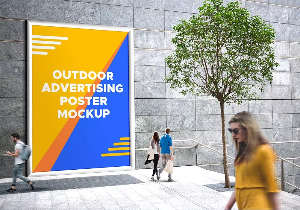 Advertising Poster Mockup