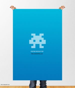 poster mockup template psd