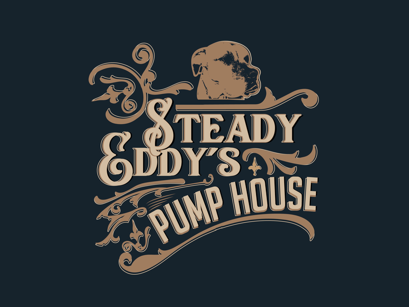  Steady Eddy's Pump House Logo Design