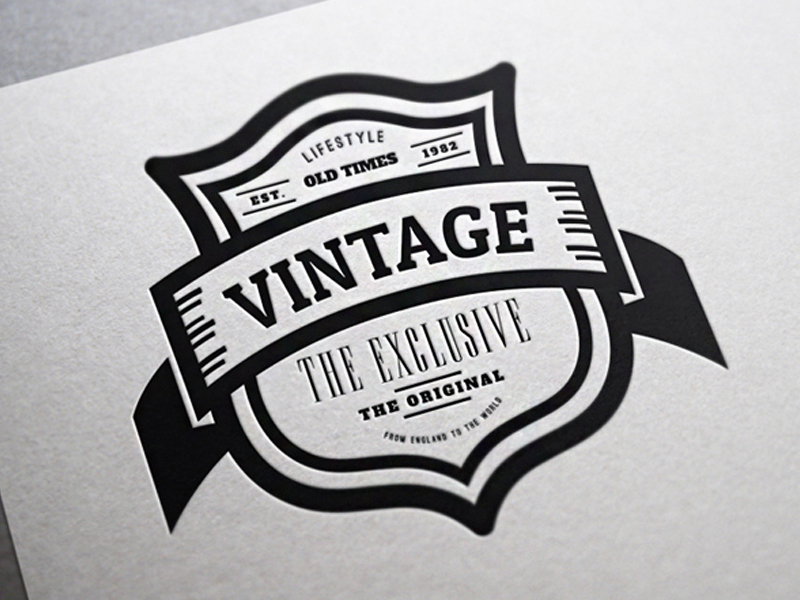 Vintage Logo Design badge