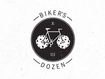 Biker`s Dozen Logo Design