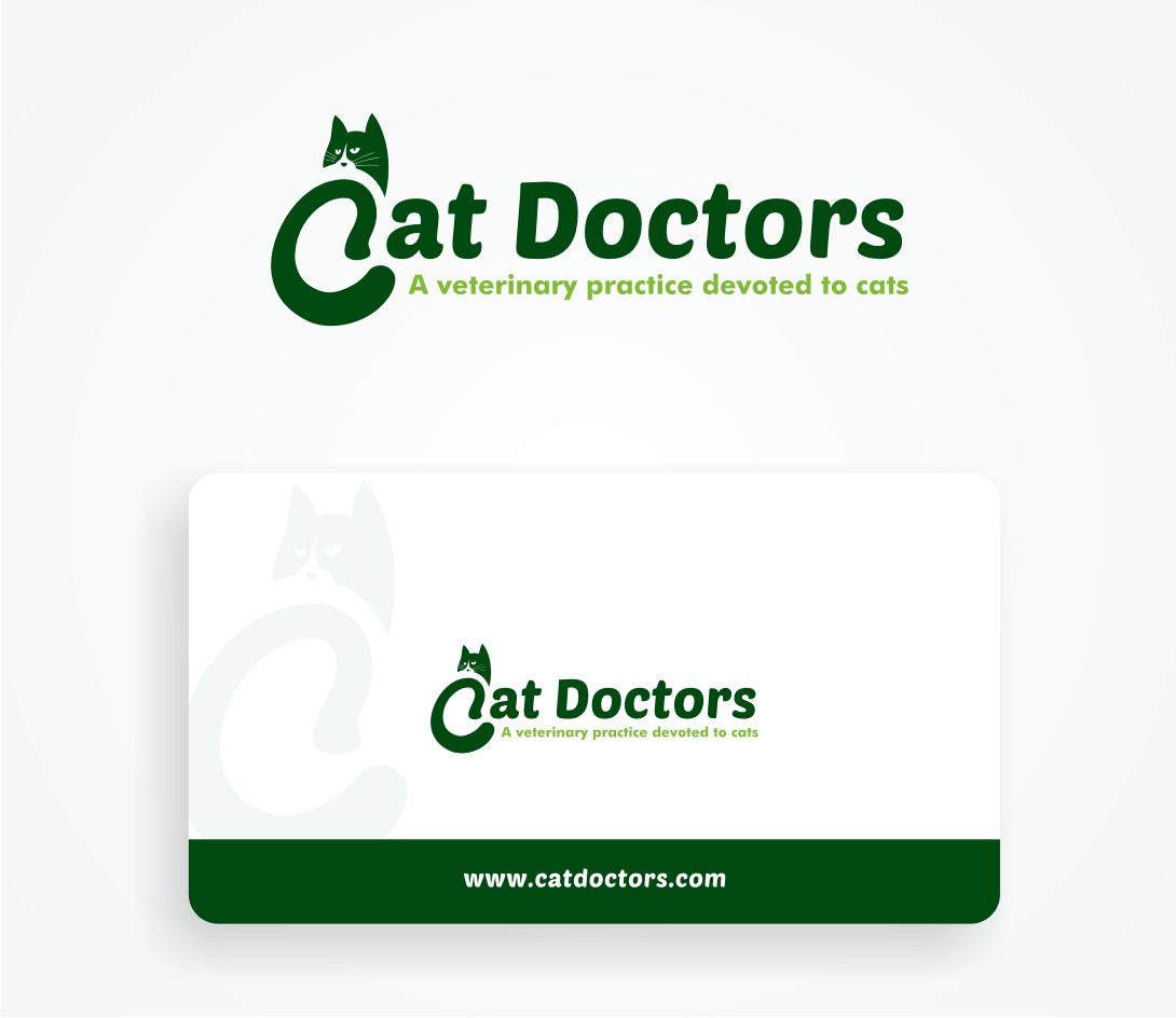 cat doctors logo design