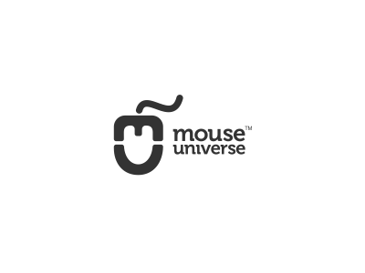 mouse minimal logo design