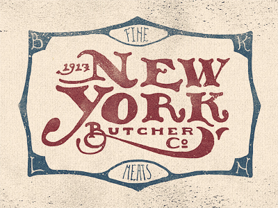 New York Butcher Logo Design