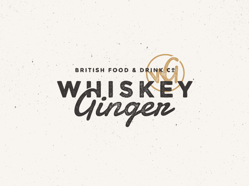 Whiskey Ginger Logo Design