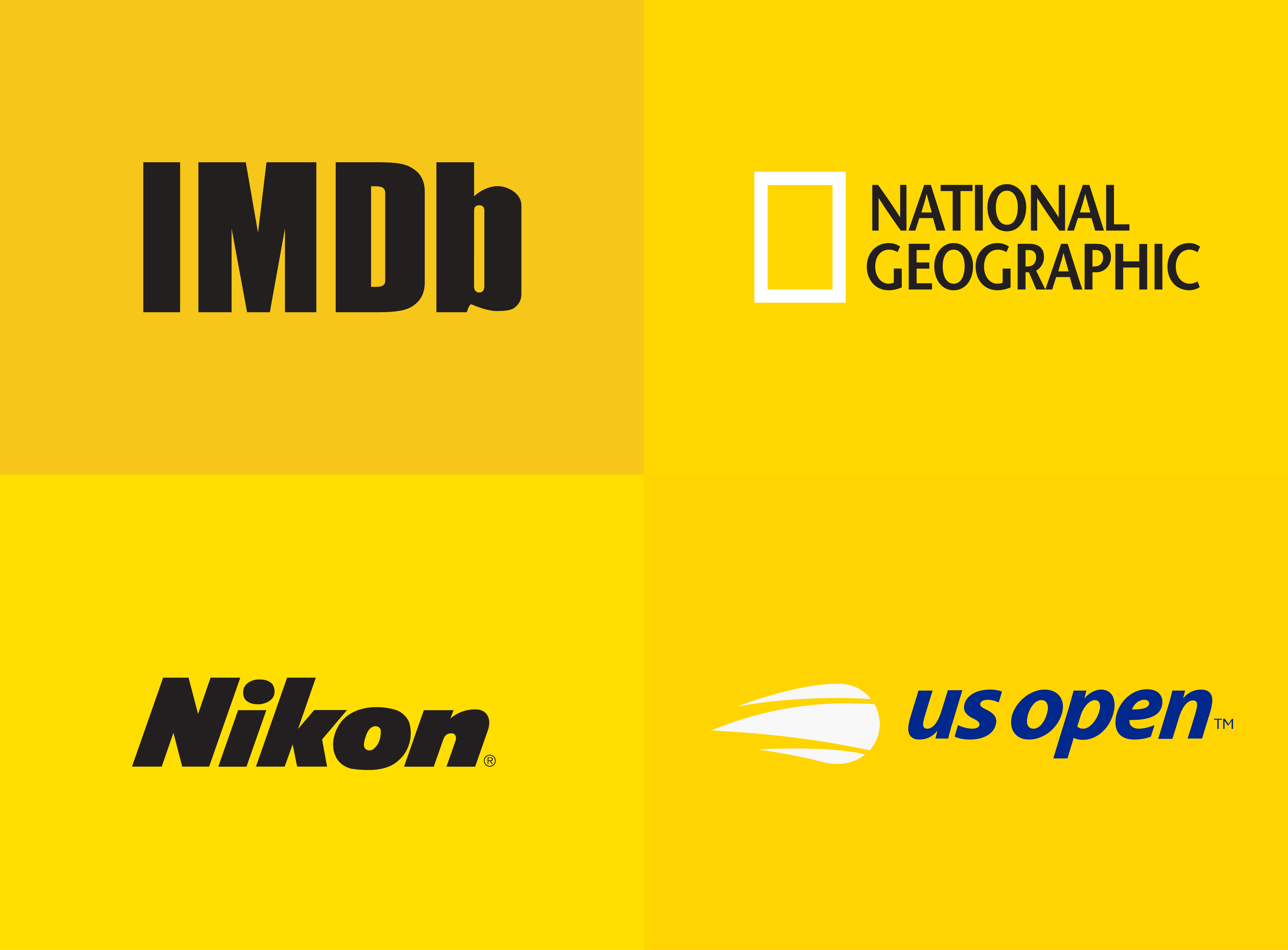 famous yellow color logo