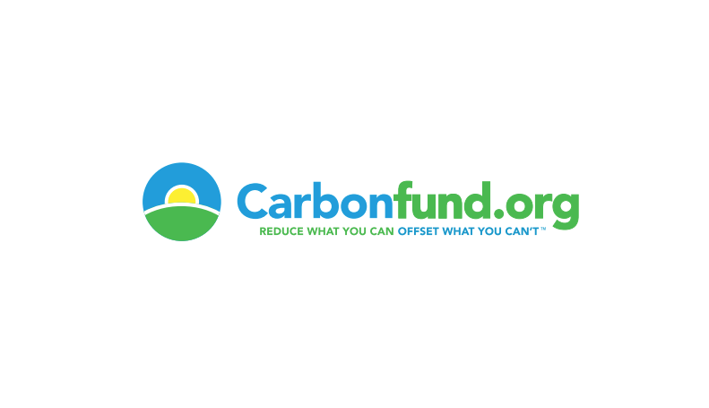 carbon fund blue and green logo