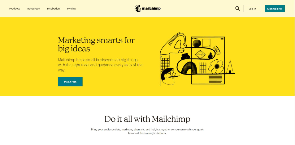 MailChimp Landing Page