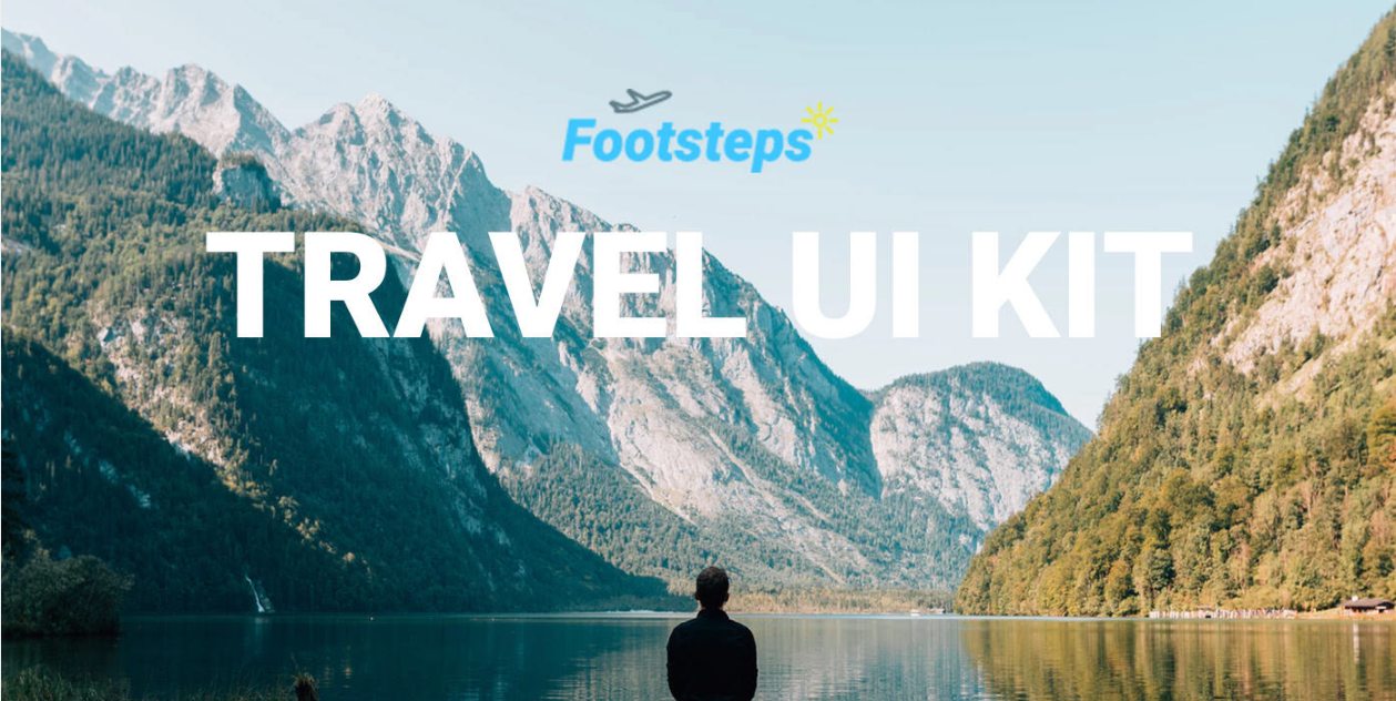 free travel website UI kit