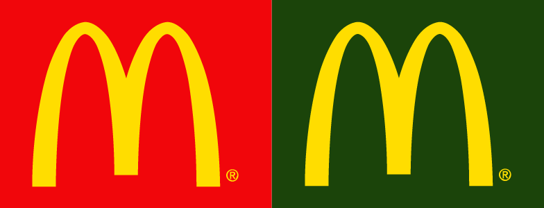 mcdonalds logo color change