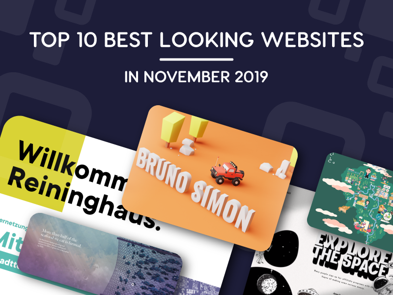 best looking websites in november 2019