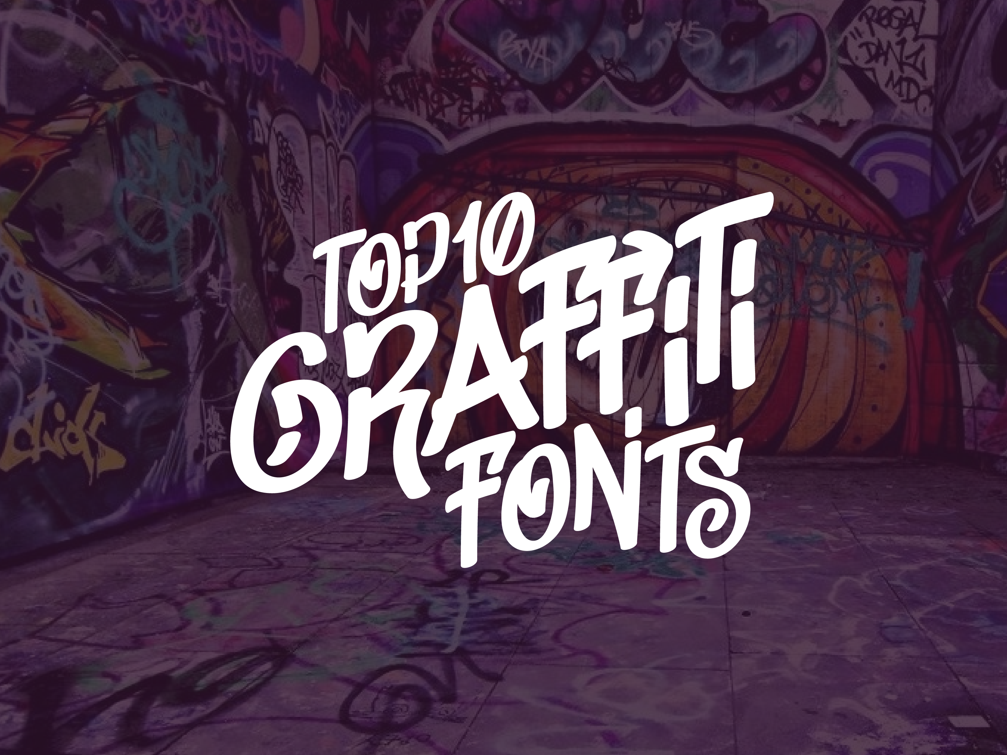 Cool Graffiti Fonts
