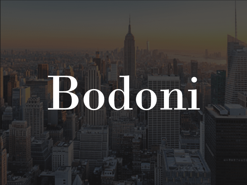 Bodoni Font 