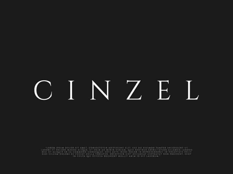 CINZEL 