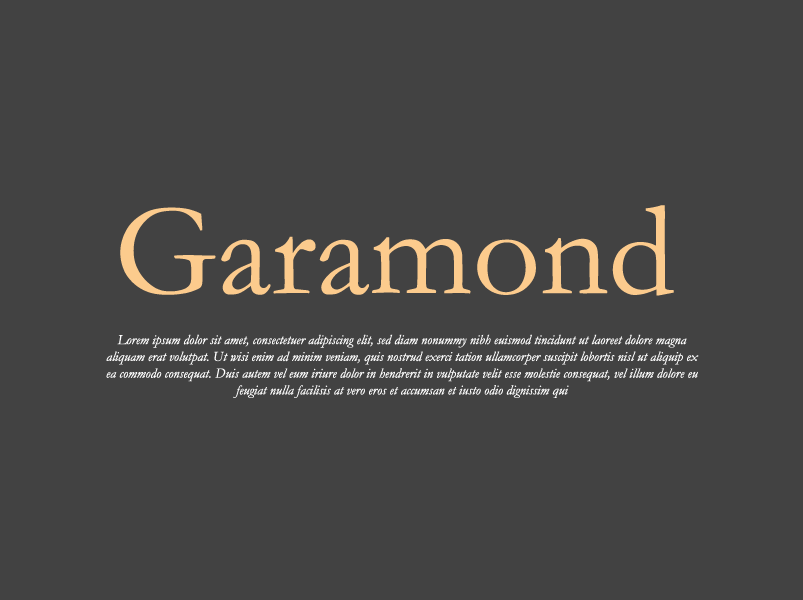 Garamond