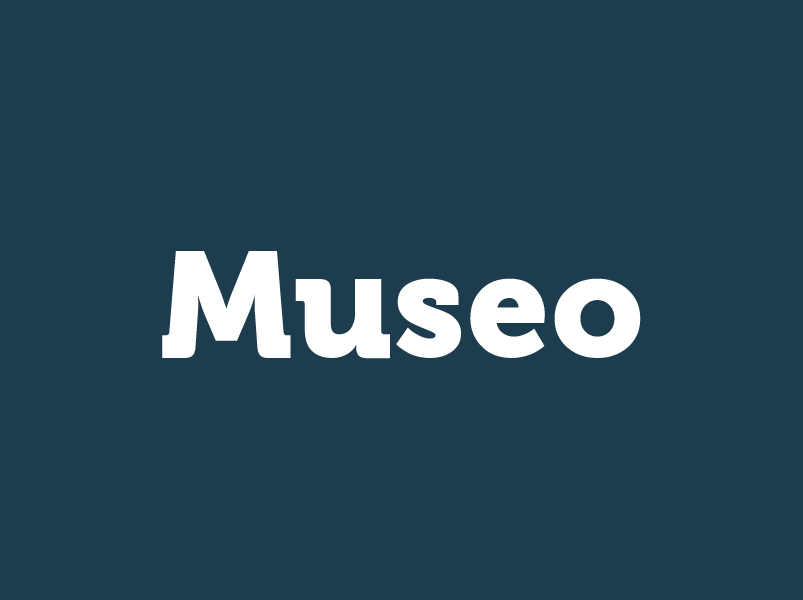 Museo Serif Font Example