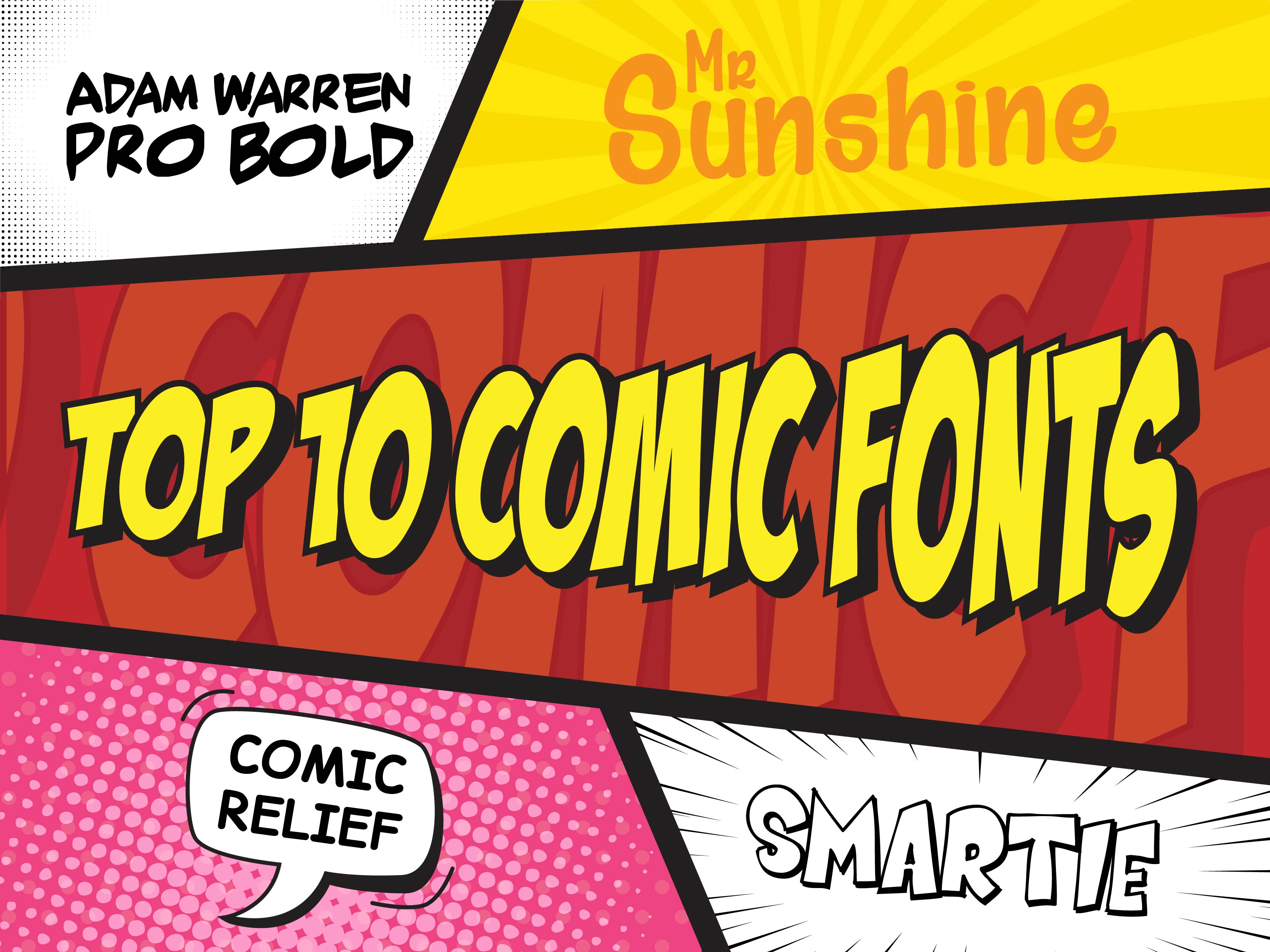 TOP 10 FREE COMIC FONTS - Inkyy