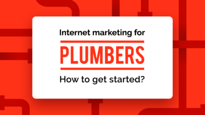 Marketing for plumbers banner