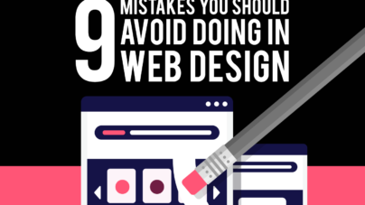 9 Mistakes that you should avoid doing in web design by Inkyy Web Design Studio