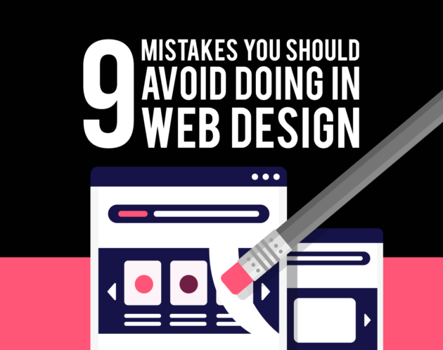 9 Mistakes that you should avoid doing in web design by Inkyy Web Design Studio