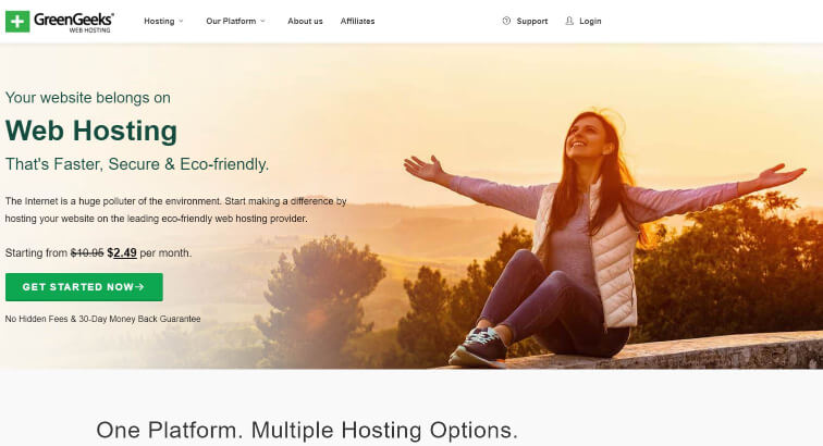 GreenHosting - Top 5 Hosting Websites - Inkyy Web Design Blog