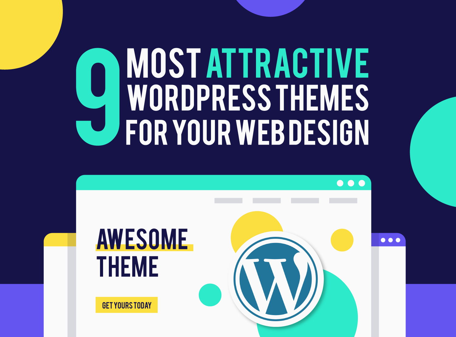 9 Attractive WordPress Themes for Your Web Design by Inkyy Web Design Studio