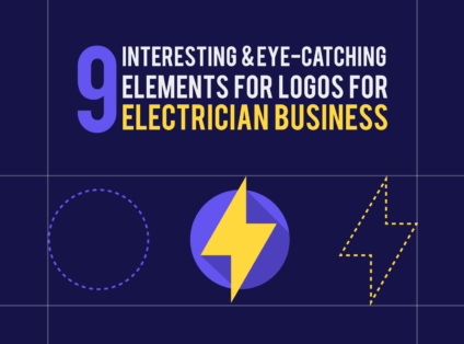 Elements for Logos and Its' design for electrician businesses by inkyy web design studio