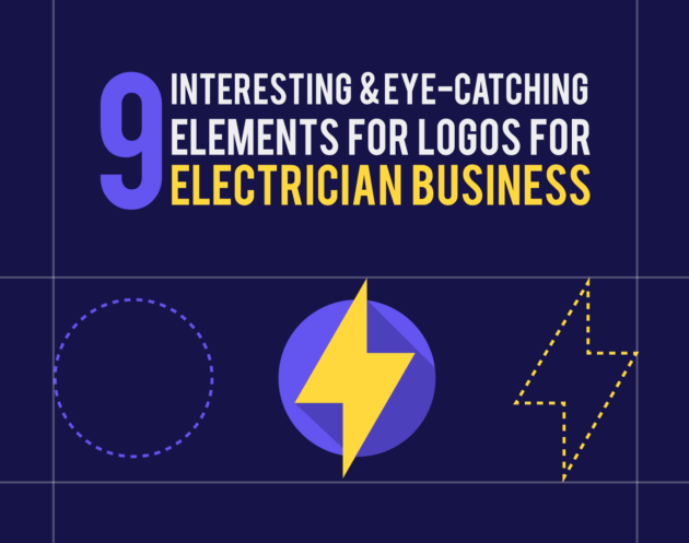 Elements for Logos and Its' design for electrician businesses by inkyy web design studio