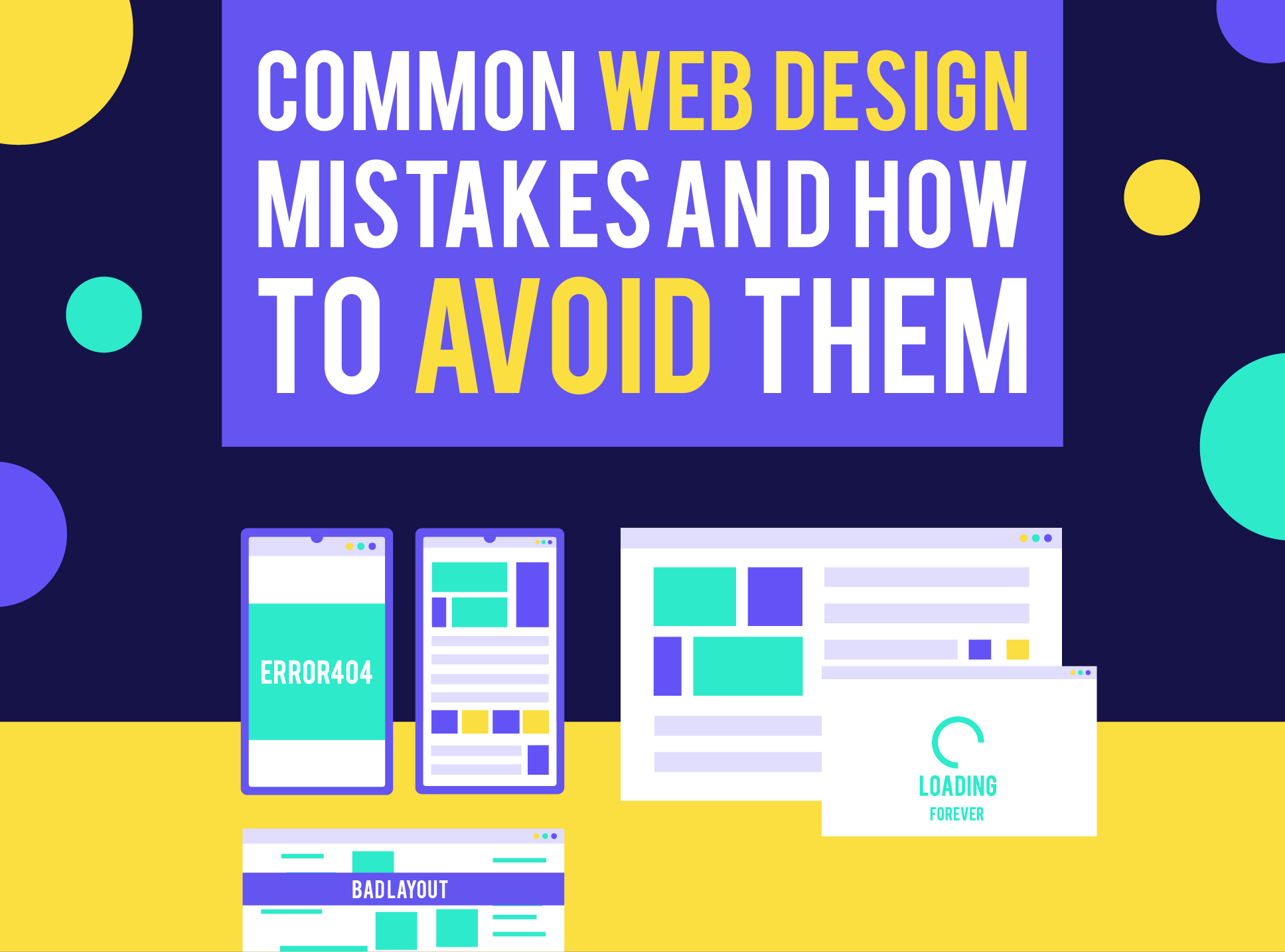 Common Web Design Mistakes You Should Avoid by Inkyy Web Design Studio Blog Team