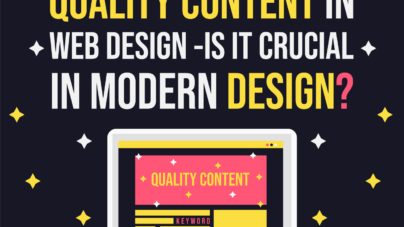 Quality content in web design is crucial for modern design and Inkyy Design Studio will help you with it