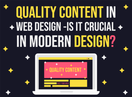 Quality content in web design is crucial for modern design and Inkyy Design Studio will help you with it