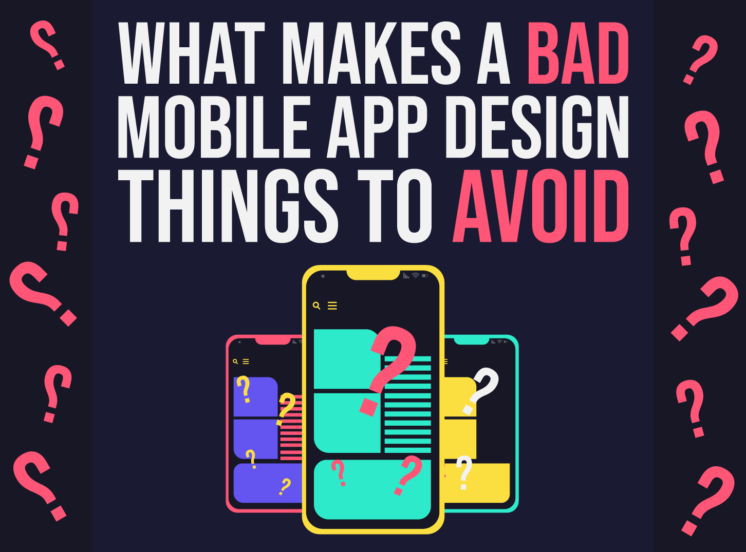Bad Mobile App Design & What You Should Avoid - Inkyy Web Design & Branding Blog