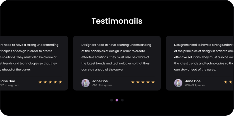 Testimonails 1 Testimonails 1