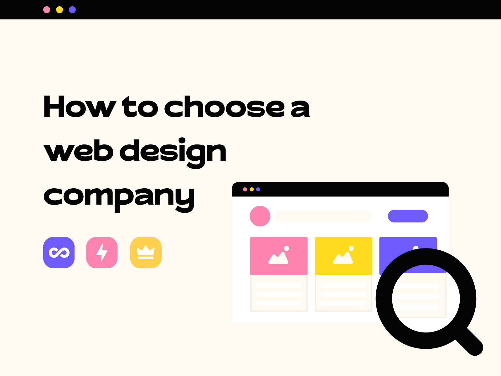 how to choose a web design agency