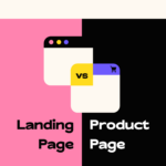 landing page vs product page