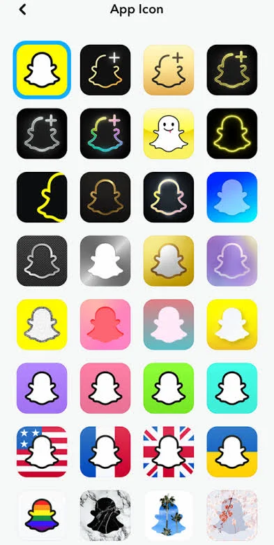 snapchat logo versions